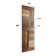 Panelled Wood S Series Double Barn Door with Installation Hardware Kit