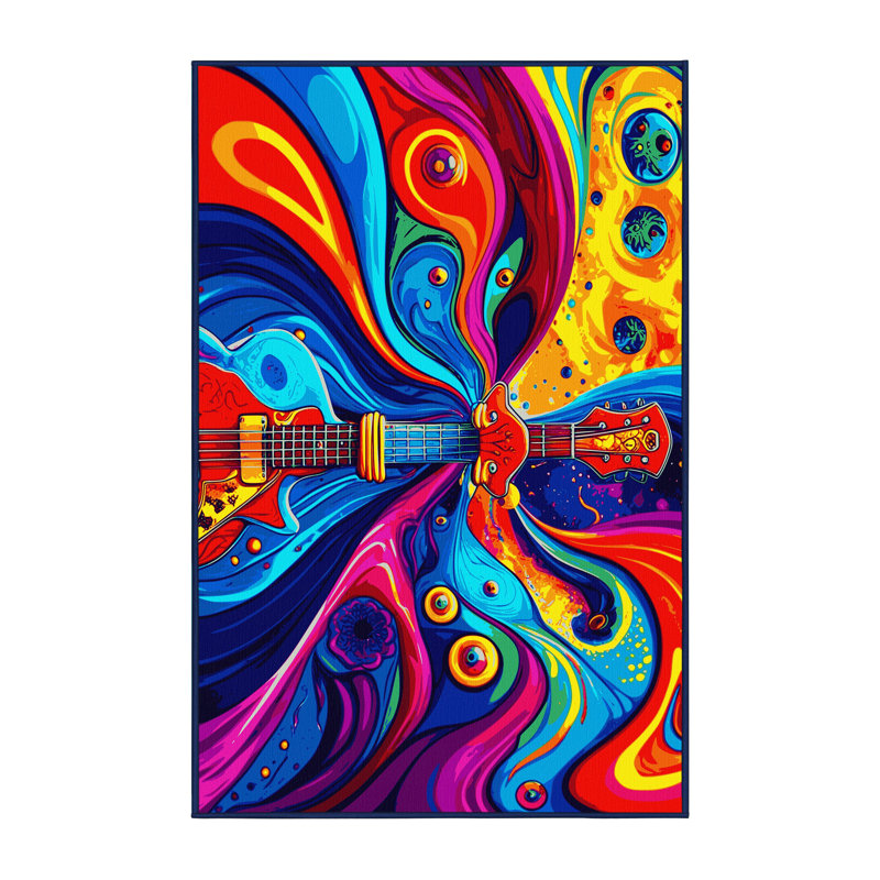 Tapis Shimmer Flux, Rectangulaire 2 pi x 3 pi
