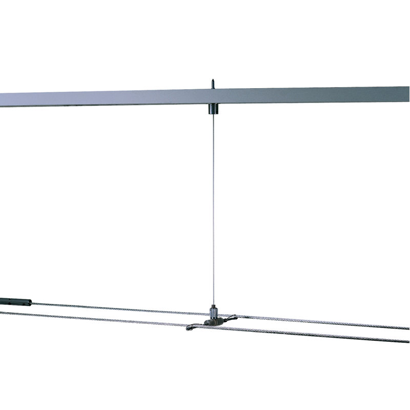 Kable Lite Adjustable Standoff, Satin Nickel, 144"
