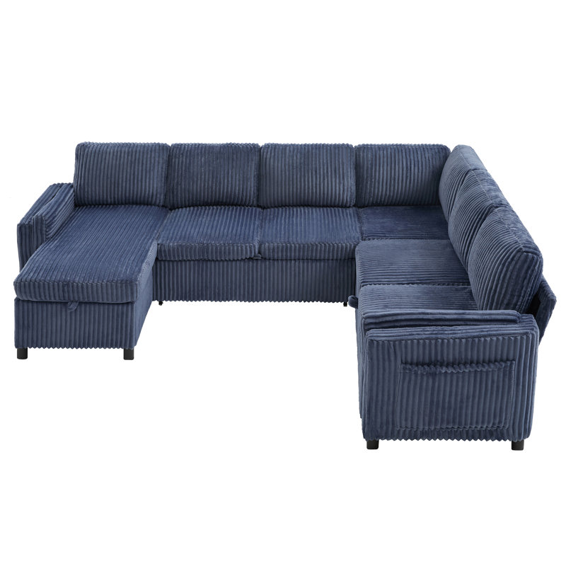 Divan-lit convertible, Bleu
