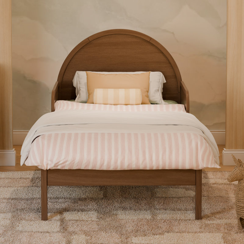 Twin/Full Bed Guardrail, Natural Walnut