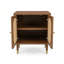 Lille 2 Door Rattan Bedside Cabinet-1679145425