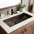 Copper Hand Hammered Rectangular Undermount Bathroom Sink-70142585