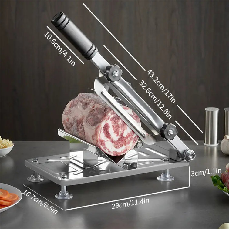 Wuyi Stainless Steel Manual Meat Slicer