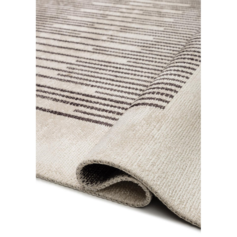 Transitional Southwest Stripes Area Rug, Rectangle 6'7" x 9'10"