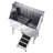 Dog Grooming Bath Tub Stainless Steel w Ramp Water Filter-112578612