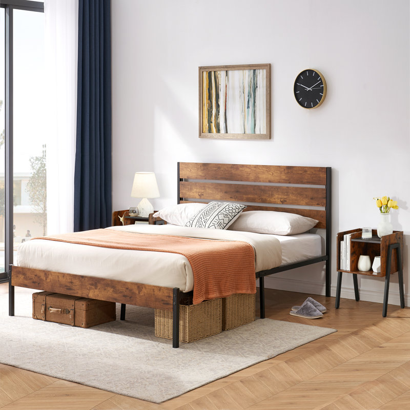 Alicia Steel Piece Bedroom Set, Queen