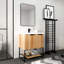 Meuble-lavabo simple 18,1 po avec plateau en bois manufacturé
