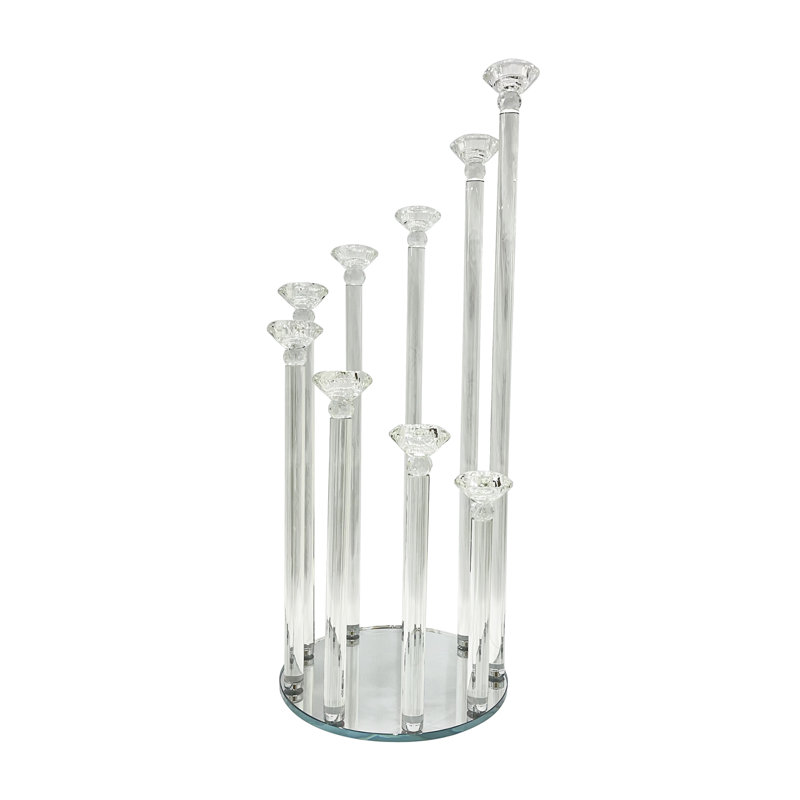 Bougeoir de table en verre 31,5 po