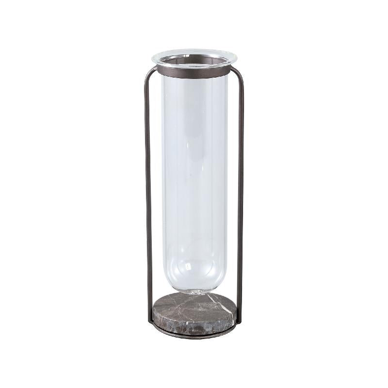 Christophor Metal Table Vase, 33cm H x 10cm W x 12cm D