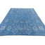 Hand Knotted Wool Area Rug in Blue