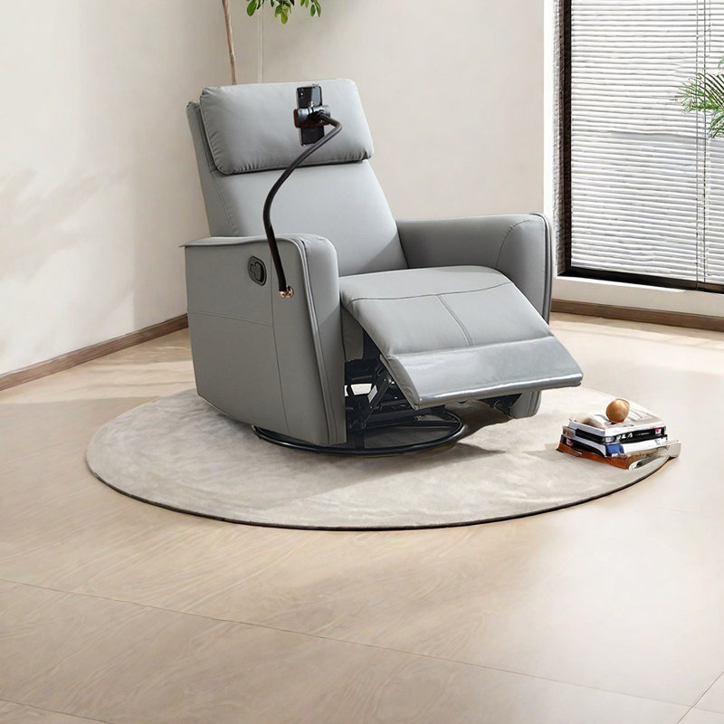 Modern simplicity ergonomic lounge chair, Gray