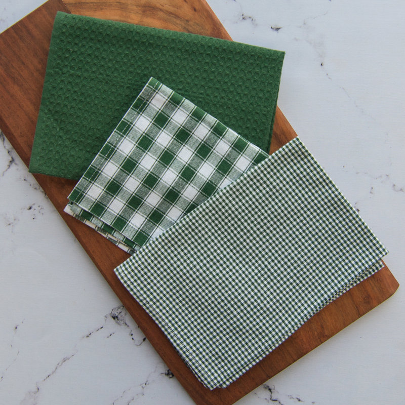 Cotton Tea Towel Kitchen Towel, Blue