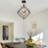 3 - Light 15" Caged Modern Geometric Semi Flush Mount Lighting