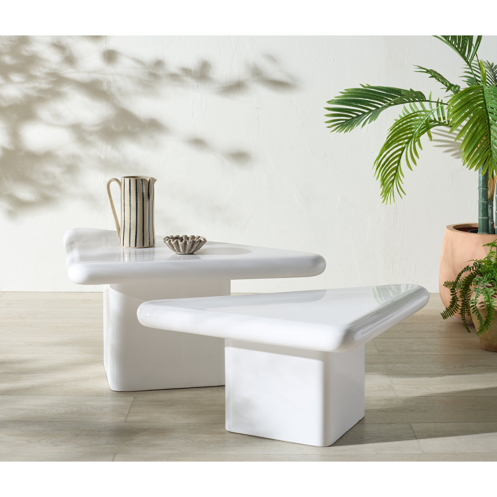 Baudelaire Coffee Table, Natural, Brown