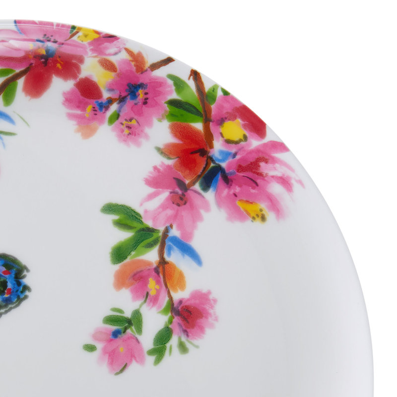 Service de vaisselle en porcelaine os 16 pièces Mikasa Butterfly Garden, service pour 4