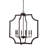 6 - Light Dimmable Lantern Geometric Chandelier-32971098
