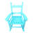 Children's Rocking Light Light Blue Chair- Indoor Or Outdoor -Suitable For Kids-Durable-71829696