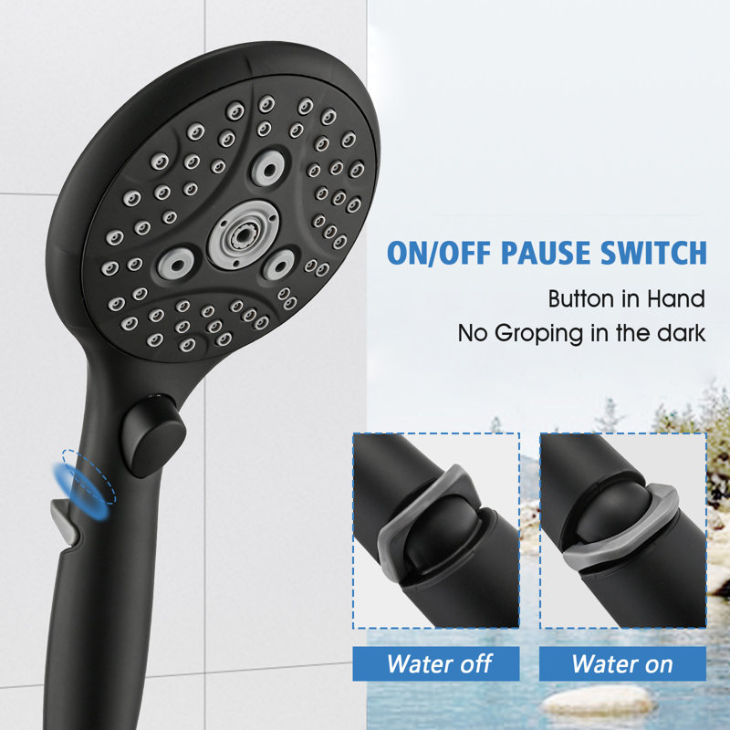 Wall Tub Spout, Matte Black