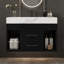 Ensemble de meuble-lavabo mural flottant 29,9 po-129193797-129193798