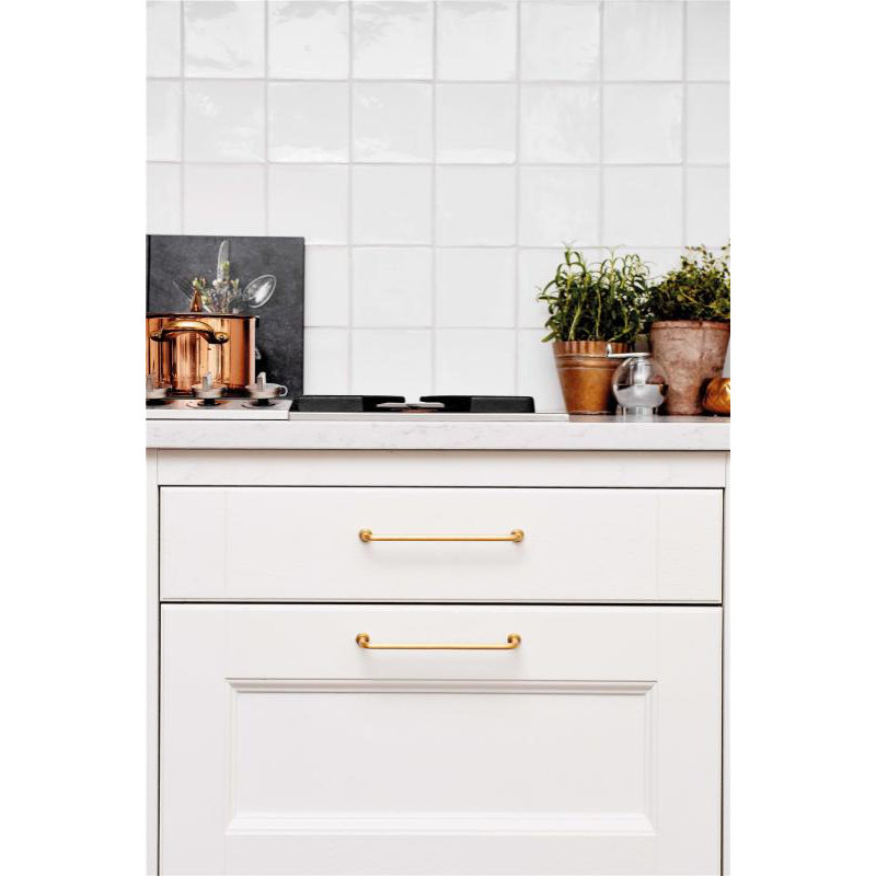 Lounge Unlacquered Arch Pull, 6 5/16"