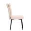 49cm H Upholstered Metal Upholstered Back Accent-717875904