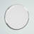 Argent Flat Wall Mirror