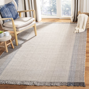 Zoltán Hand Woven Cotton Striped Rug