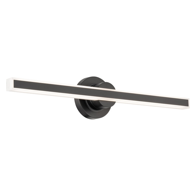 Bastone 1 - Light LED Bath Bar, Black, 4000K, 26'' W