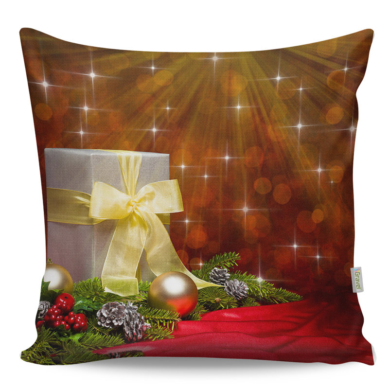 Coussin lavable de qualité supérieure, 17,0 x 17,0 pouces, 50% coton / 50% polyester, rembourrage en silicone, fermeture à glissière dissimulée | Doux, confortable et repassable | Parfait pour la décoration intérieure, le salon et la chambre à cou