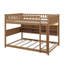 Full XL Over Queen Bunk Bed With Integrated Shelving, Customizable Lights And Ventilated Panel-1160072004-1160072007
