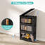 Armoire de rangement pliante, armoire de rangement en plastique avec roulettes