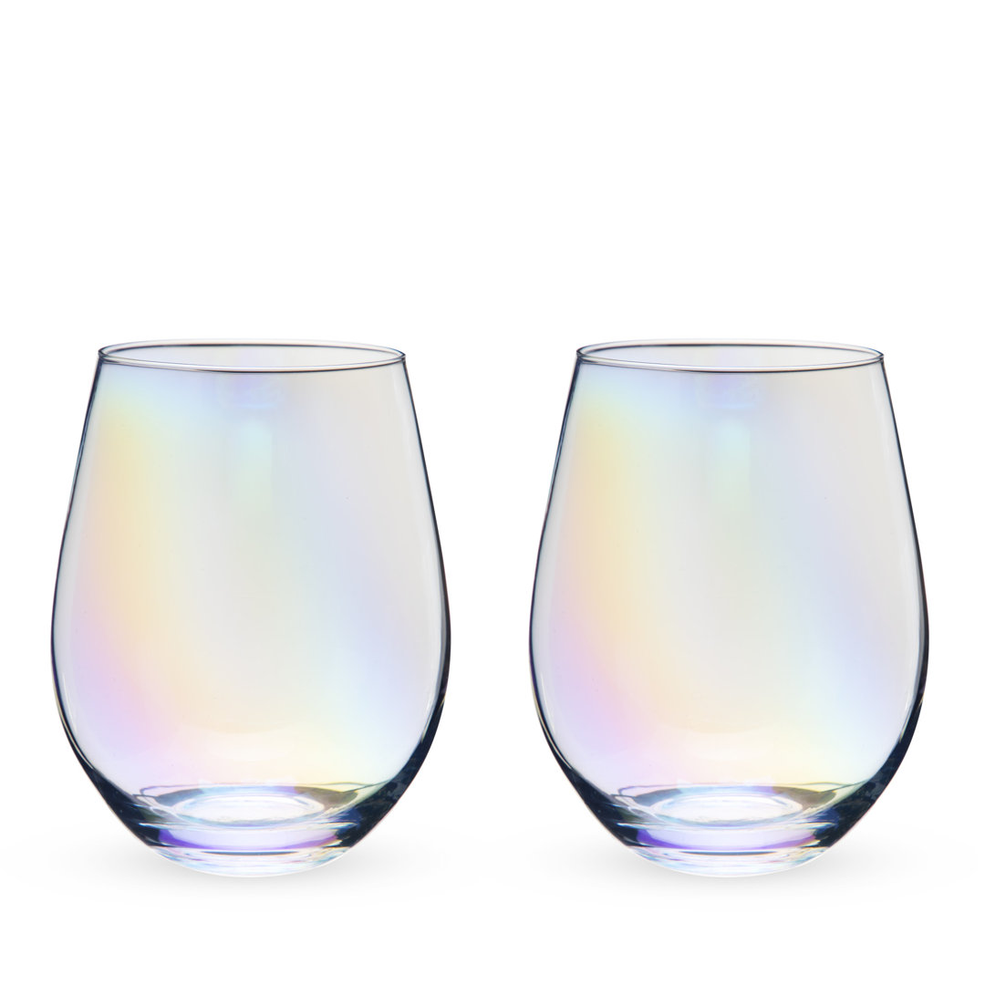 Luster Stemless Wine Glasses (Set of 2) Twine
