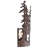 Rustic Lodge Flush Mounted Sconce