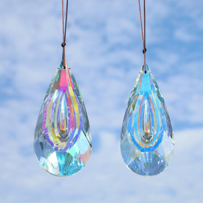 Crystal Suncatcher, 2 Pack Large Prism Sun Catchers Windows Hanging Ornaments -  Arlmont & Co., B9FB52F90529489C9A7BD28A1BDBA3E6