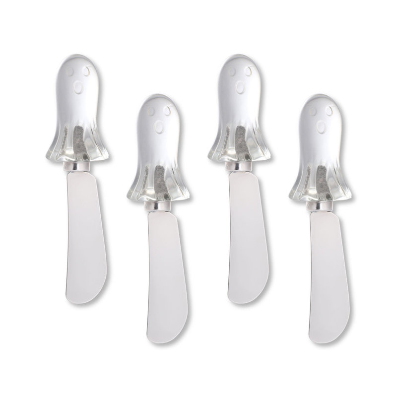 Ghost Transparent Polyresin Cheese Spreader, S4