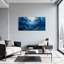 «Plants & Flowers Misty Forest Ferns Landscape», art sur toile-970837529