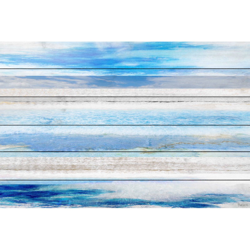 «Baia Azul» par Parvez Taj, reproduction sur bois, H 40 po x l 60 po x P 1,5 po