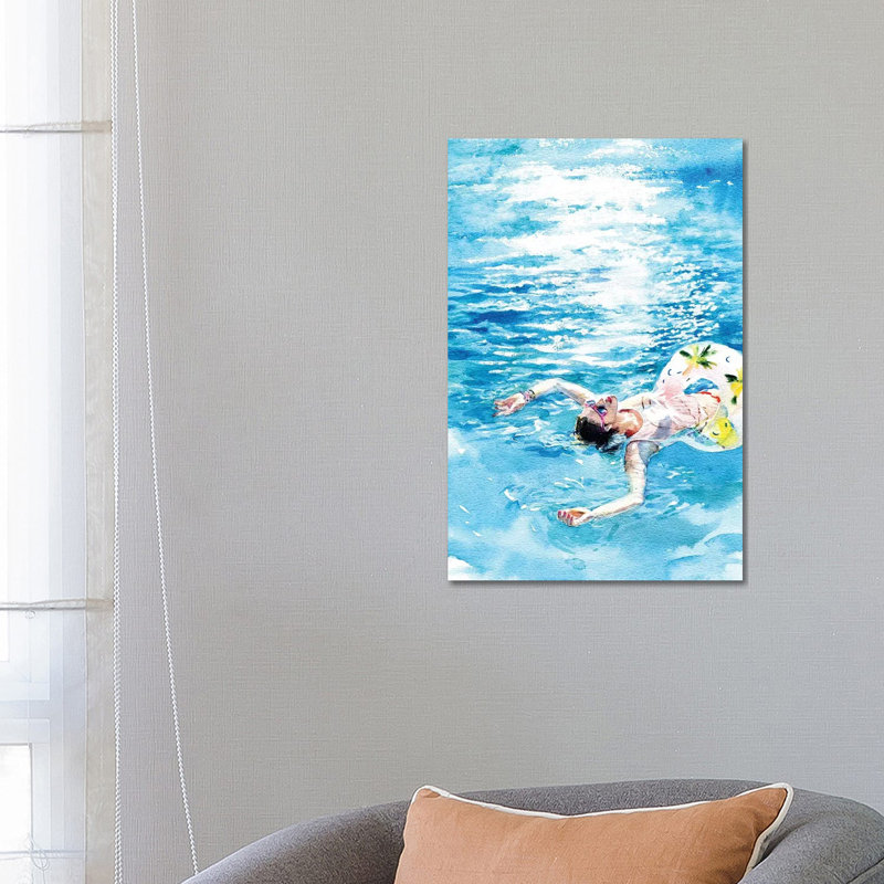 «On the water» par Marina Ignatova - photographie sur toile tendue, H 26 po x l 18 po x 1,5 po