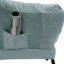 Fauteuil de détente moderne confortable avec poche latérale et repose-pieds pour la détente-89563225