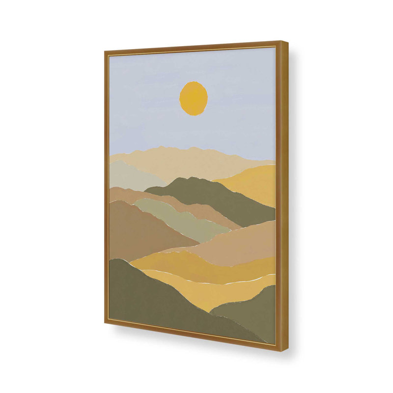 «Beautiful Fall Colors» par Garima Dhawan, reproduction d'art sur toile, H 16 po x l 12 po, Doré