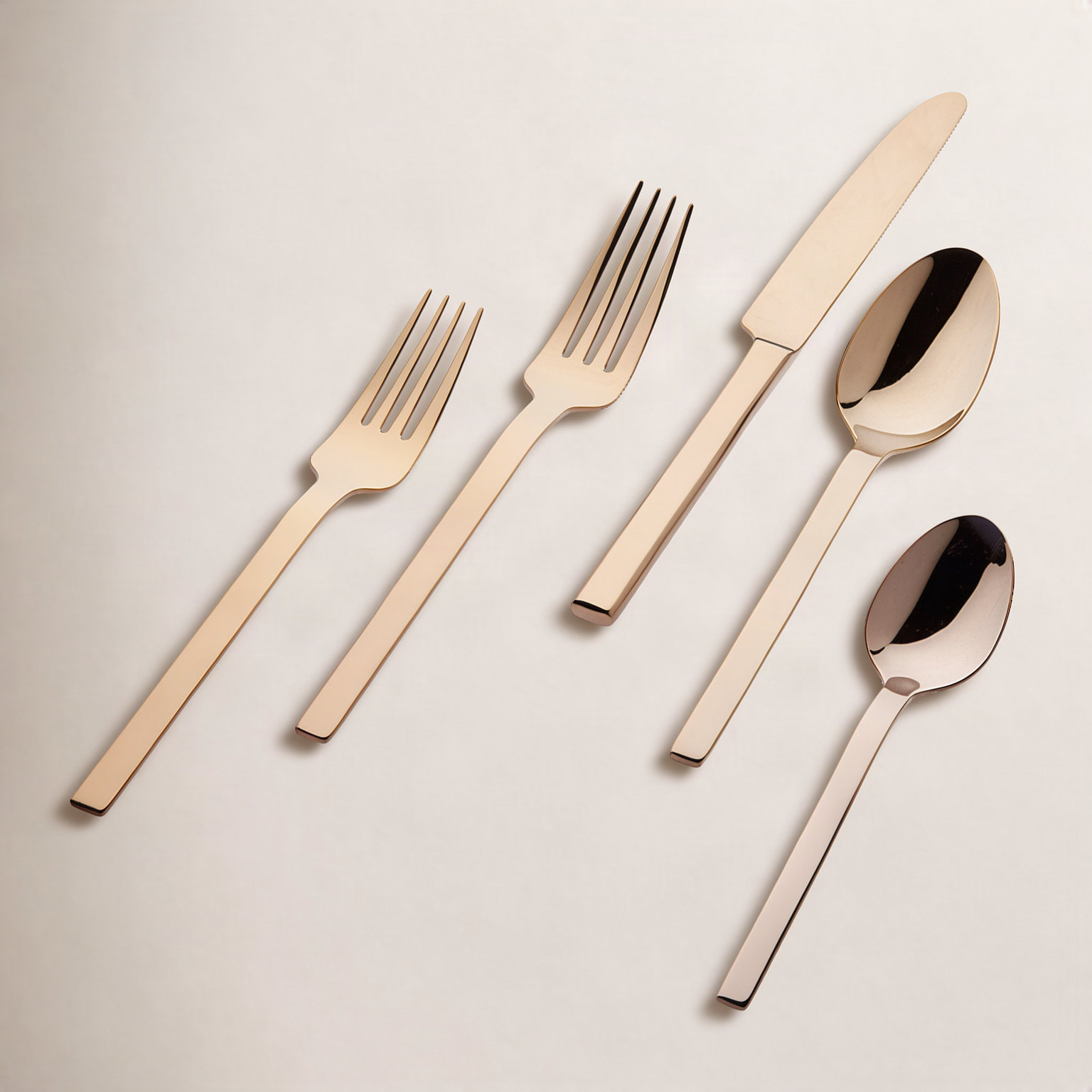 Atlas Flatware Set - Service for 4, Copper