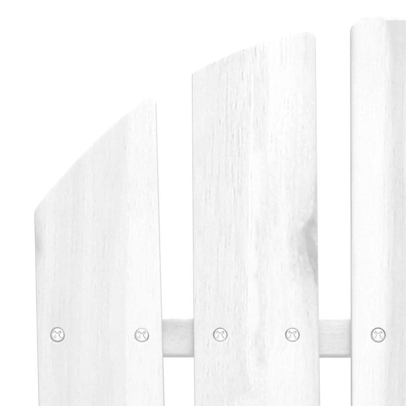 Chaise Adirondack en bois massif, Blanc