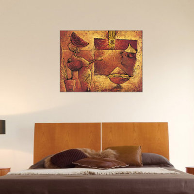 La 5eme Case by Vital - Single Picture Frame Print on MDF