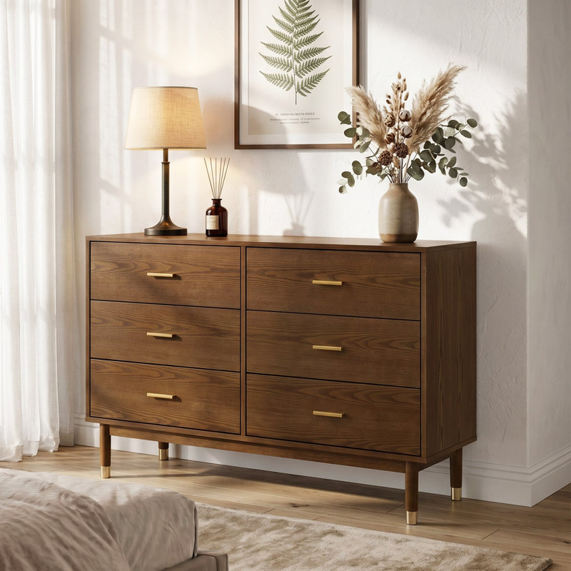 Commode 6 tiroirs Rosamund