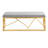 Metal Bench in Gold Steel and Velvet-1321523971