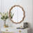 Wavy Round Wall Mirror