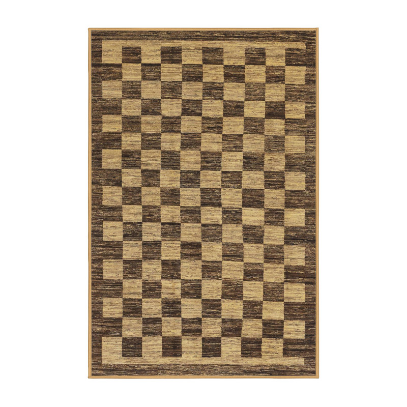 Tapis abstrait moderne 1702, Rectangle 2 pi x 4 pi
