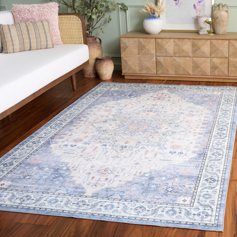 Arizona Performance Machine Washable Oriental Indoor Rug, Rectangle 5' x 8'