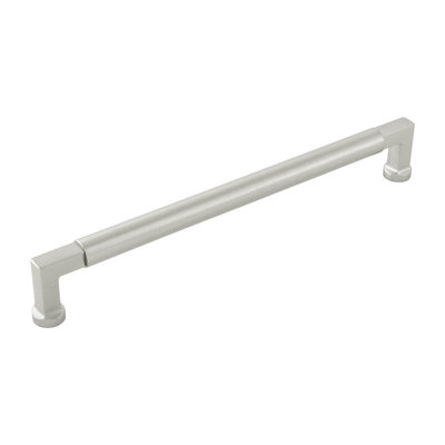 Parkview Collection Handle Pull - 8-13/16" Center to Center Cabinet Pull Satin Nickel - Transitional Hardware for Drawers & Cabinets